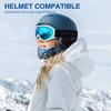 SPOSUNE Ski Goggles Over Glasses with Dual lens, Anti-fog Anti-UV Snow Goggle for Men Women Youth Skiing Snowmobile view 2