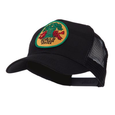 e4Hats.com Veteran Embroidered Military Patched Mesh Cap - Rep OSFM