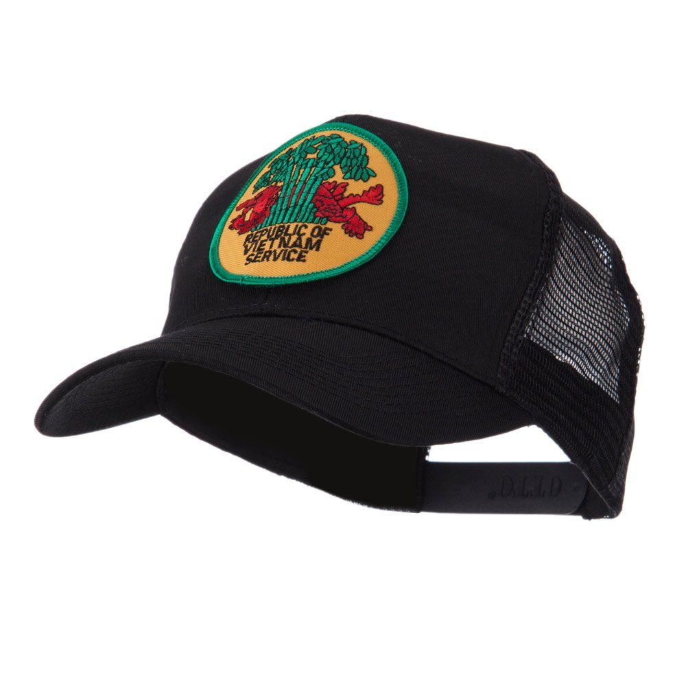 e4Hats.com Veteran Embroidered Military Patched Mesh Cap - Rep OSFM