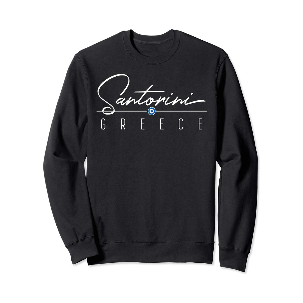 Santorini Greece Sweatshirt for Women & Men Sweatshirt