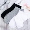 BOOPH 15Pcs Kids Socks for Boy Girls Low Cut Athletic Ankle Socks 6-8 Years Gray view 3