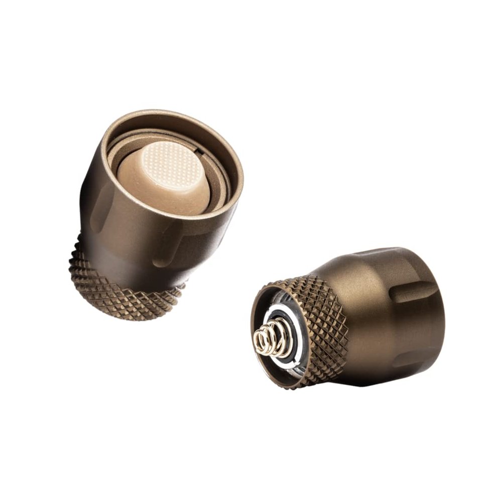 Z-BOLT Clicky Style Tailcap for SF Weapon Lights & Blazer LEP & LED 18350/18650 Light Bodies - FDE Finish (SF Z68 Equivalent)