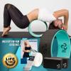 Yoga Wheel with Beginners Guide & Yoga Strap - Back Pain and Tension Relief. Comfy Roller for Stretching, Increase Flexibility. Home Exercise Kit. Ideal for Women Yogis. Improve your Posture. view 3