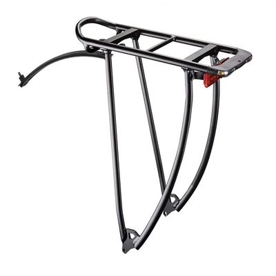 Racktime Unisex  Adult's Shine Evo Imm Luggage Rack, Black, 1 Size