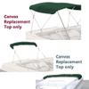 Savvycraft 4 Bow Bimini Replacement Top Canvas Cover 4 Bow 96" L 67"-72" W Green Color view 2