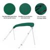 Savvycraft 4 Bow Bimini Replacement Top Canvas Cover 4 Bow 96" L 67"-72" W Green Color view 4