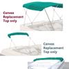 Savvycraft 4 Bow Bimini Replacement Top Canvas Cover 4 Bow 96" L 54"-60" W Teal Color view 2