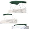 Savvycraft 4 Bow Bimini Replacement Top Canvas Cover 4 Bow 96" L 61"-66" W Green Color view 1