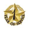 Crown Awards 1" x1" 1 Year of Service Recognition Lapel Pins, Star-Shaped 1 Year of Service Gold Lapel Pins 30 Pack Prime view 1