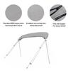 Savvycraft 4 Bow Bimini Top Replacement Cover, Durable Marine Grade Canvas Boat Canopy, Easy Install Zipper Sleeves, 4 Bow 96" L 97"-103" W Gray Color view 4