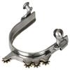 Showman Stainless Steel Humane Rowel Bumper Spurs view 1