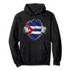 Cuba Shirt Super Cuban Flag Hispanic Pride Cubans Roots Pullover Hoodie view 1
