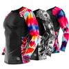 Sanabul Funk Strike Long Sleeve Compression Training Rash Guard for MMA BJJ Wrestling - Classic Swirl, XX-Large view 1