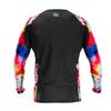 Sanabul Funk Strike Long Sleeve Compression Training Rash Guard for MMA BJJ Wrestling - Classic Swirl, XX-Large view 4