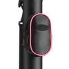 Casemaster Q-Vault Supreme Billiard/Pool Cue Hard Case, Holds 1 Complete 2-Piece Cue (1 Butt/1 Shaft), Black with Pink Trim view 2