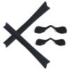 Alphax Black Replacement Nosepieces & Earsocks Rubber Kits for Oakley Radar Path/Radar Path Asian Fit view 1