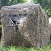 AUSCAMOTEK Scouter Ghillie Ground Blind for 3 Person Deer Hunting with Ghilly Cover view 4