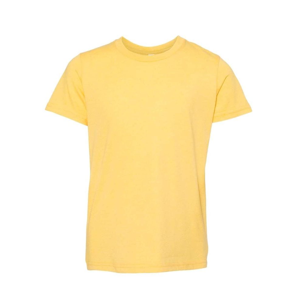 Bella + Canvas Youth Jersey T-Shirt S HTHR YELLOW GOLD