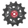 SunRace SP Unisex Adult Gear Pulley, Black/Red, 14D view 1