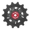 SunRace SP Unisex Adult Gear Pulley, Black/Red, 14D view 2