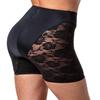 Bandelettes ALLURE Anti-Chafing Lace Panty Shorts - Prevent Thigh Chafing Semi-Compression Shorts for Inner-thigh Rubbing - Breathable & Comfortable - Women's Underwear & Lingerie (Black,XXL) view 2