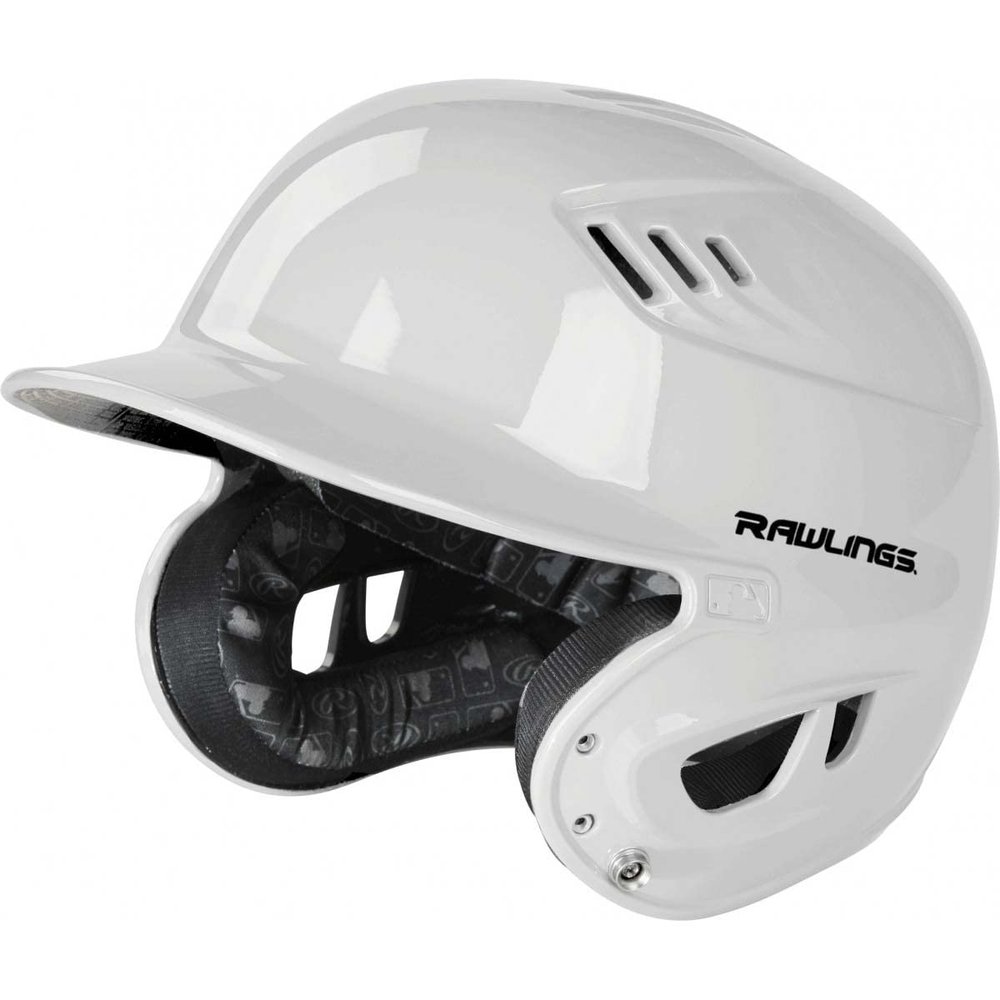 Rawlings | R16 VELO Baseball Batting Helmet | Junior (6 3/8" - 7 1/8") | White