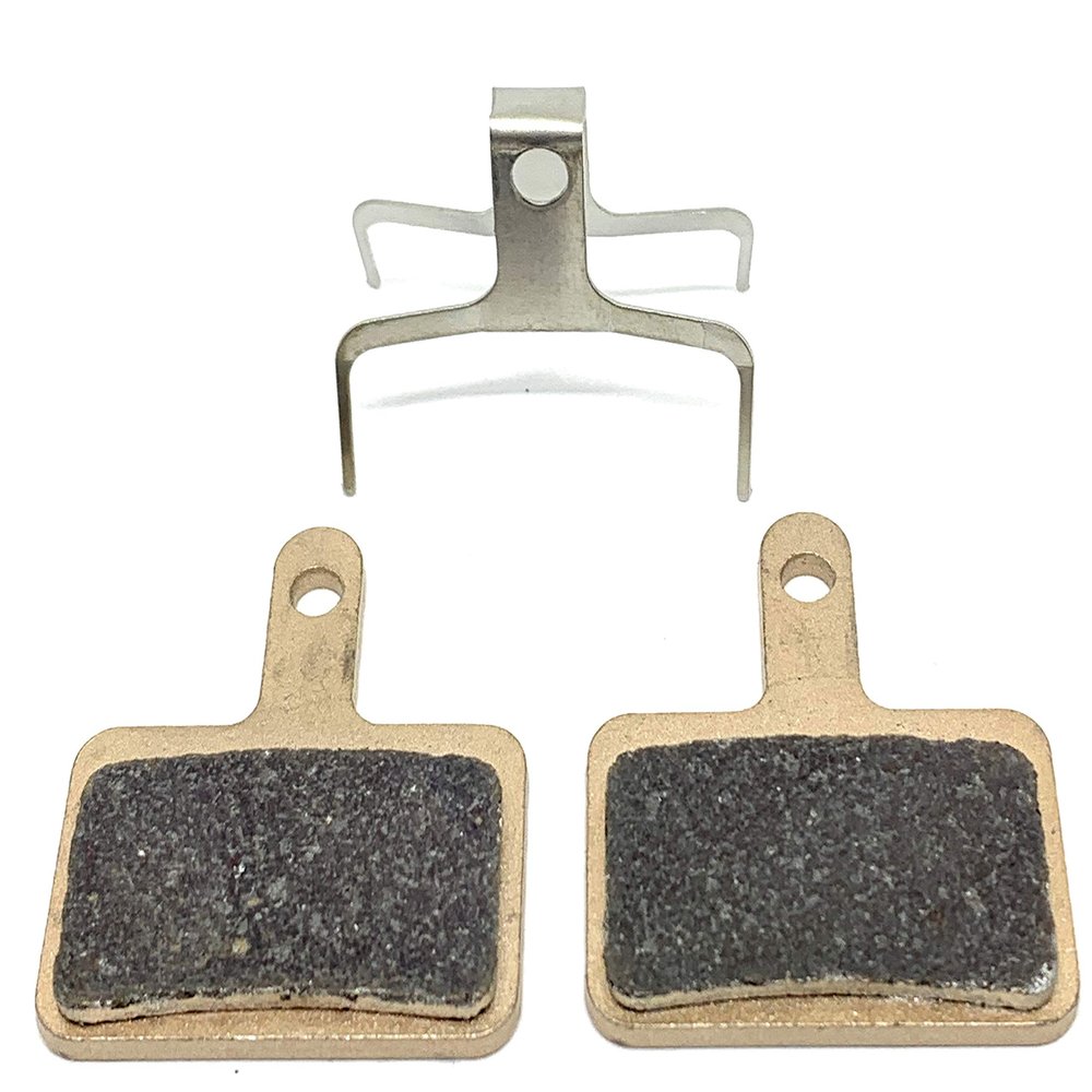 Bike Brake Pads sintered for Shimano M05 BO1S Deore Br-M575-M525-M515-T615-T675-M505-M495-M486-M485-M475-M465-M447-M446-M445-M416-M415-M395-M375-M315-M355-C601-C501 (Gold)