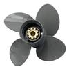 Aluminum Outboard Cupped 4 Blades Propeller Boat Prop 13.4x15 Replacement for Honda BFP60/BF75/90/100/115/130HP view 1