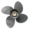 Aluminum Outboard Cupped 4 Blades Propeller Boat Prop 13.4x15 Replacement for Honda BFP60/BF75/90/100/115/130HP view 3