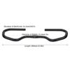 Adjustable Crooked Butterfly Handlebar, Premium Aluminum Alloy Construction for Comfort and Durability view 2