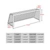 Soccer Goal Net, Soccer Replacement Net Standard Size 10 x 7ft / 18 x 7ft / 24 x 8ft Feild Match Equipment(18*6.9ft for 77 Goal) Filet Soccer 24x8 view 3