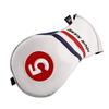 Craftsman Golf Personized Name Stitch Red White Blue Pu Leather Stripes #5 Fairway Wood Headcover (Custom #5 Wood Cover) view 3