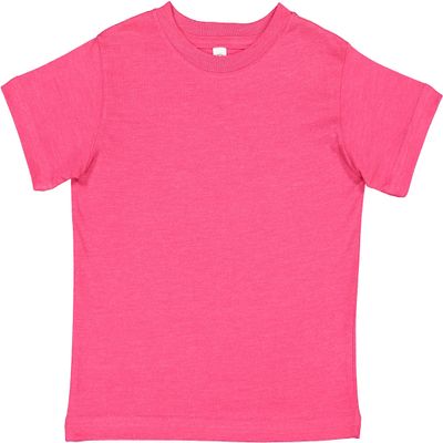 RABBIT SKINS Soft Cotton Toddler T-Shirt Boys Girls | Little Kids Tee| Blank Child Tshirt, Vintage Hot Pink, 3T