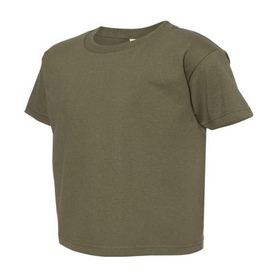 Alstyle Youth 6.0 oz., 100% Cotton T-Shirt XS MILITARY GREEN
