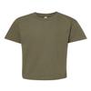 Alstyle Youth 6.0 oz., 100% Cotton T-Shirt XS MILITARY GREEN view 2