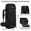 N NEVO RHINO Internal Frame Hiking Backpack 50/60/65/70/80L, Mountain Climbing Camping Backpack Daypack Waterproof Rain Cover view 2