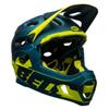BELL Super DH MIPS Adult Mountain Bike Helmet - Matte/Gloss Blue/Hi-Viz (2024), Medium (55-59 cm) view 1