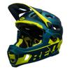 BELL Super DH MIPS Adult Mountain Bike Helmet - Matte/Gloss Blue/Hi-Viz (2024), Medium (55-59 cm) view 2