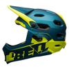 BELL Super DH MIPS Adult Mountain Bike Helmet - Matte/Gloss Blue/Hi-Viz (2024), Medium (55-59 cm) view 3