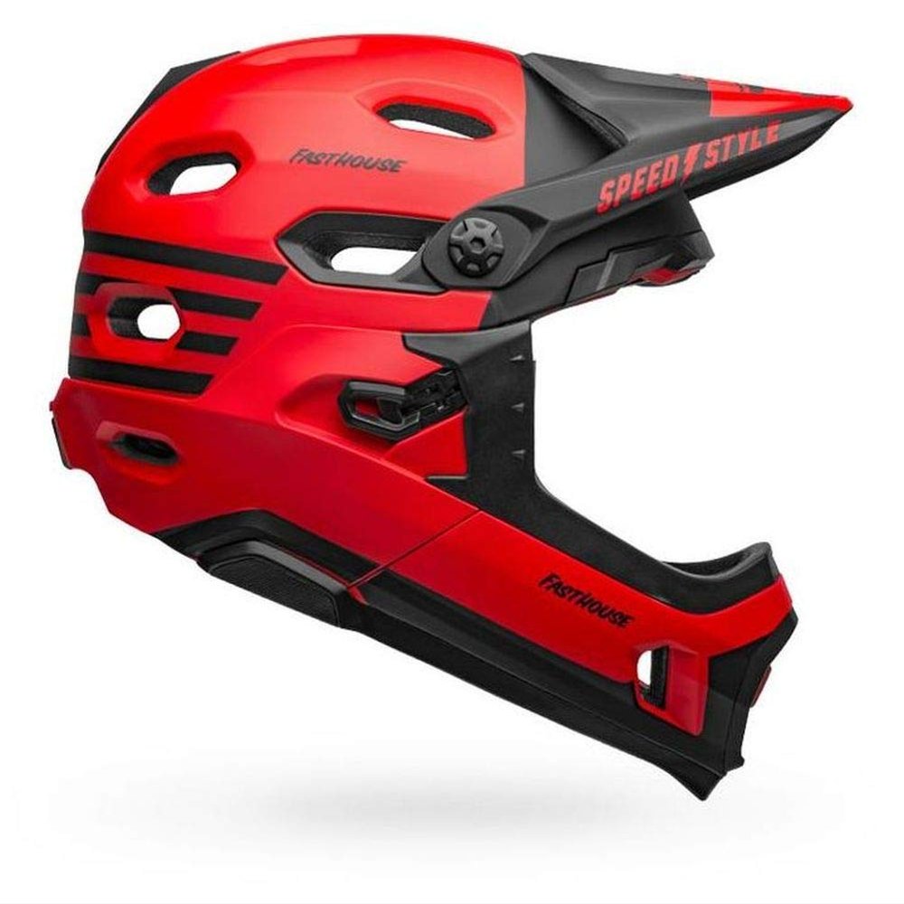 Bell Bike Super DH MIPS Spherical Fasthouse Matte Red/Black Large