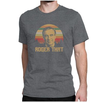 Roger That - Vintage Retro T-Shirt Mens/Dark Heather/L