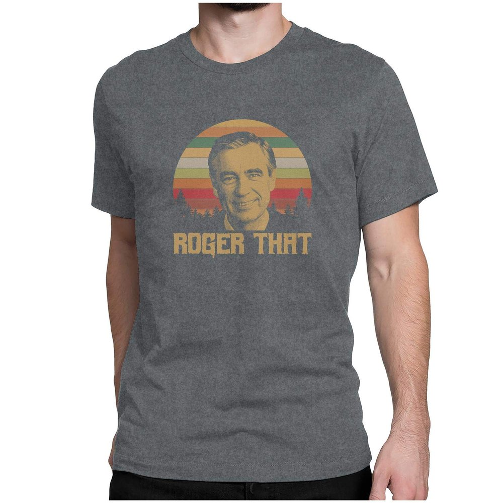 Roger That - Vintage Retro T-Shirt Mens/Dark Heather/L