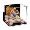 Better Display Cases Versatile Acrylic Display Case - Small Rectangle Box with Mirror, Wall Mount, Pink Risers and Clear Base 8.25" x 6" x 6.75" (A003-PNR) view 2