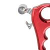SHARROW Archery 3 Finger Release Aids Thumb Trigger Release Tool Button Release Aid Grip for Compound Bow (red) view 4