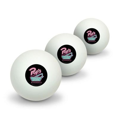 GRAPHICS & MORE Riverdale Pops Chock'lit Shoppe Novelty Table Tennis Ping Pong Ball 3 Pack