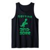 Getting Dino-Sore Funny Dinosaur Vintage Workout Tank Top view 1