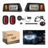 10L0L Golf Cart Light Kit For Yamaha G14, G16, G19 G22, Complete Light Kit Headlight and Taillight with Brake, Hazard, Horn and Turn Signal Upgrade Kit (12V) view 1