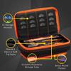 Casemaster Plazma Plus Black with Orange Trim Dart Case and Phone Pocket view 2