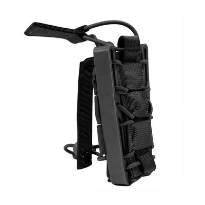 Beretta Single Rapid Access MOLLE 1000D Nylon Adjustable Retention Magazine Pouch, Black