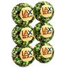 Lax Sak Soft Practice Lacrosse Balls - Same Weight & Size as a Regulation Lacrosse Balls, Great for Indoor & Outdoor Practices, Less Bounce & Minimal Rebounds - Trad Camo, 6 Pack view 3